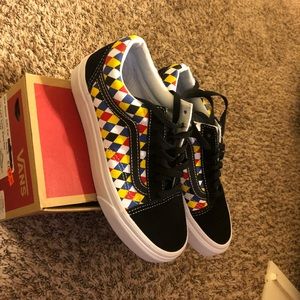 Card suits old Skool vans